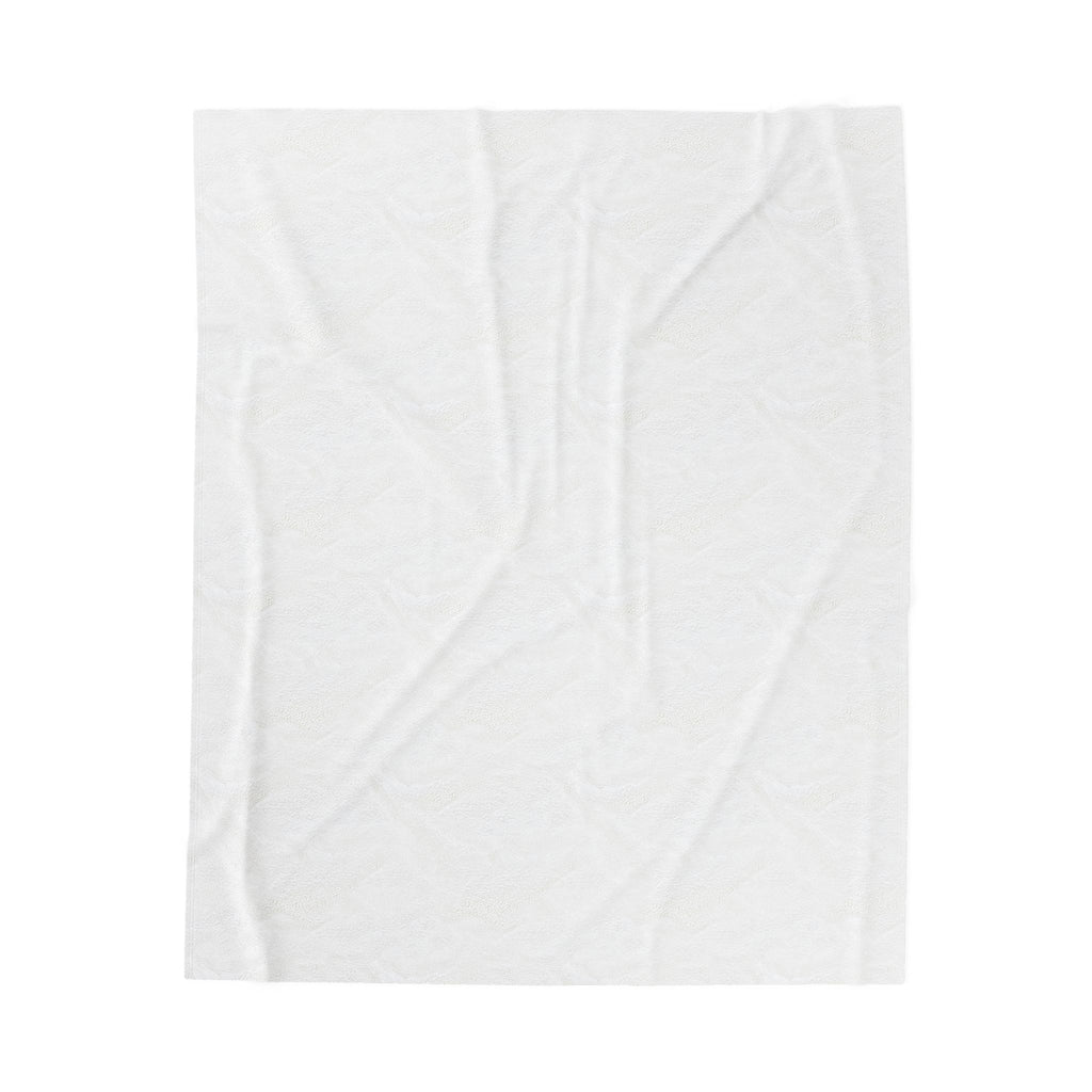 Cozy Velveteen Plush Blanket - Soft Checkered Design for Comfort & Style
