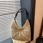 Straw Woven Tote Shoulder Bag
