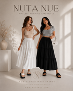 High Waisted Slimming A-Line Skirt