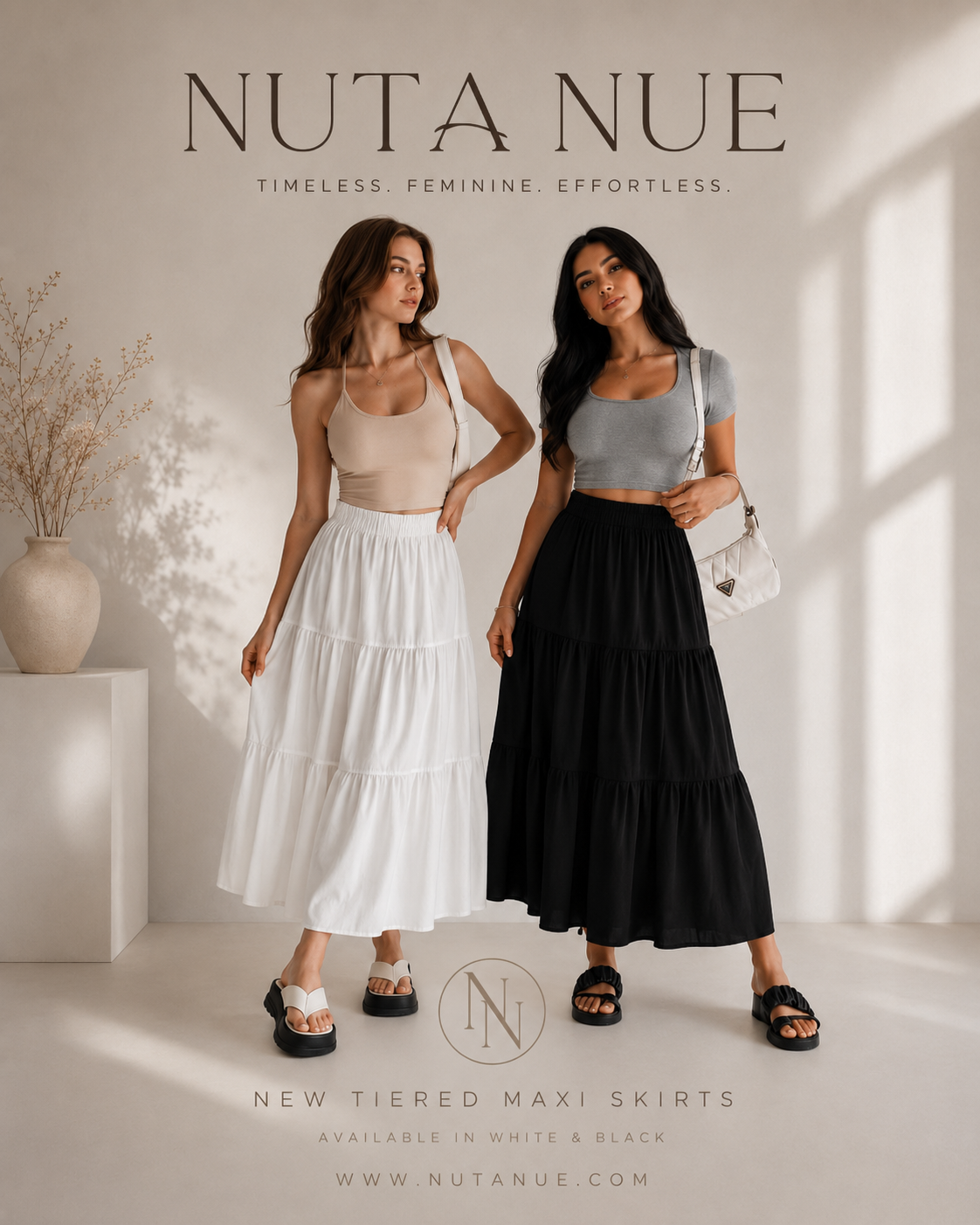 High Waisted Slimming A-Line Skirt