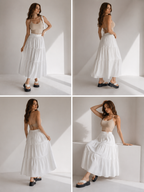 High Waisted Slimming A-Line Skirt